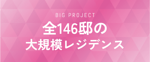 全146邸の大規模レジデンス