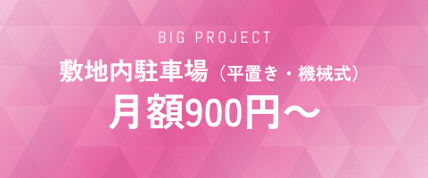 駐車場（平置き・機械式）月額900円～